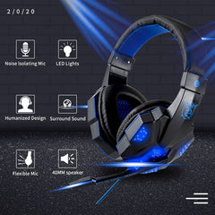 Led Light Gamer Headset